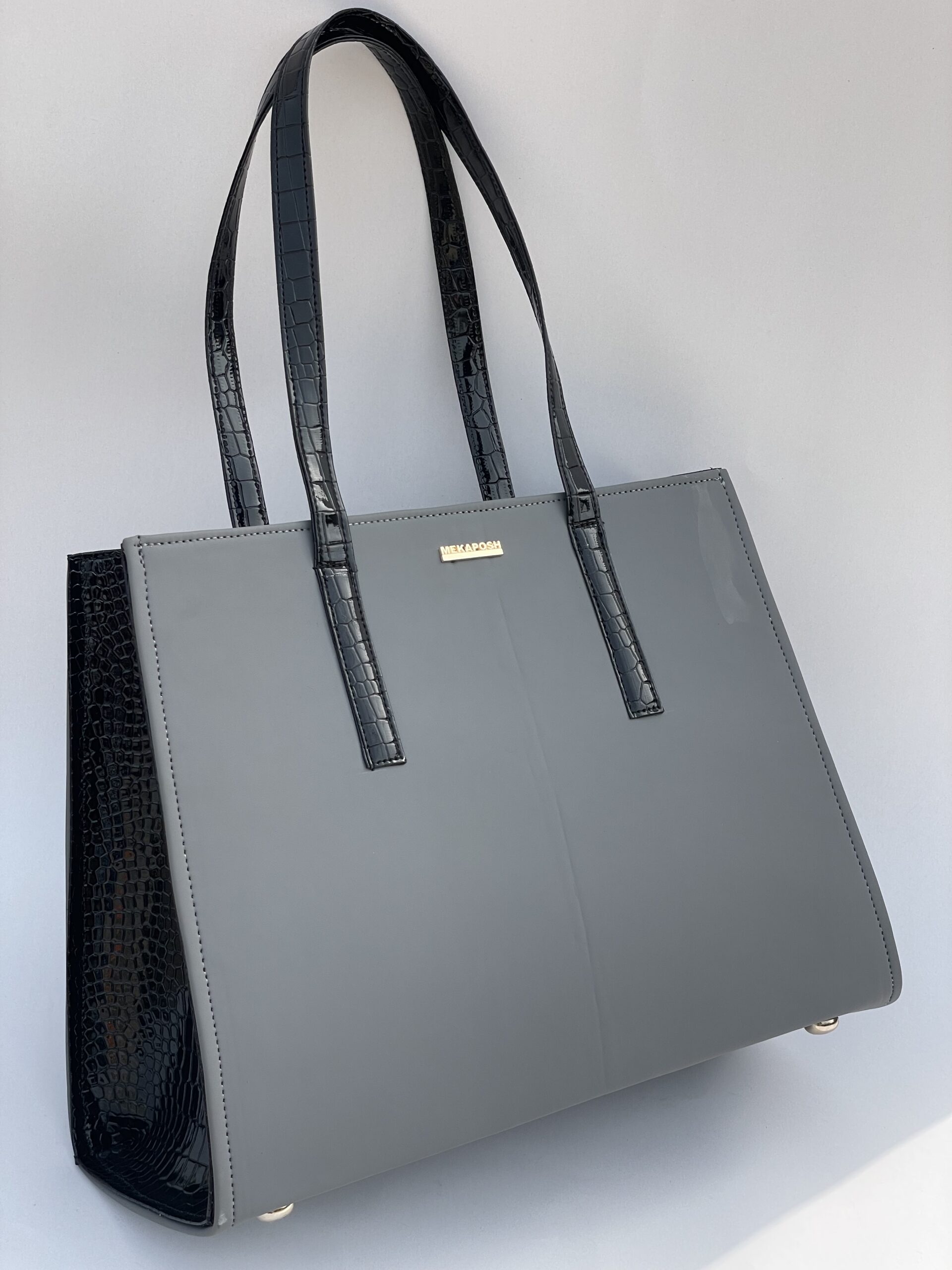 CITY GIRL MAXI TOTE (GREY COMBO)
