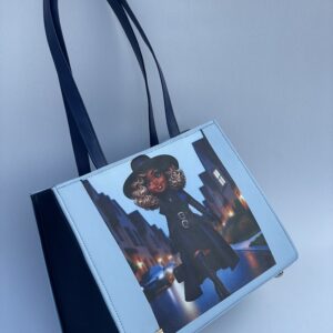 KAYLA TOTE (BLUE COMBO 2)